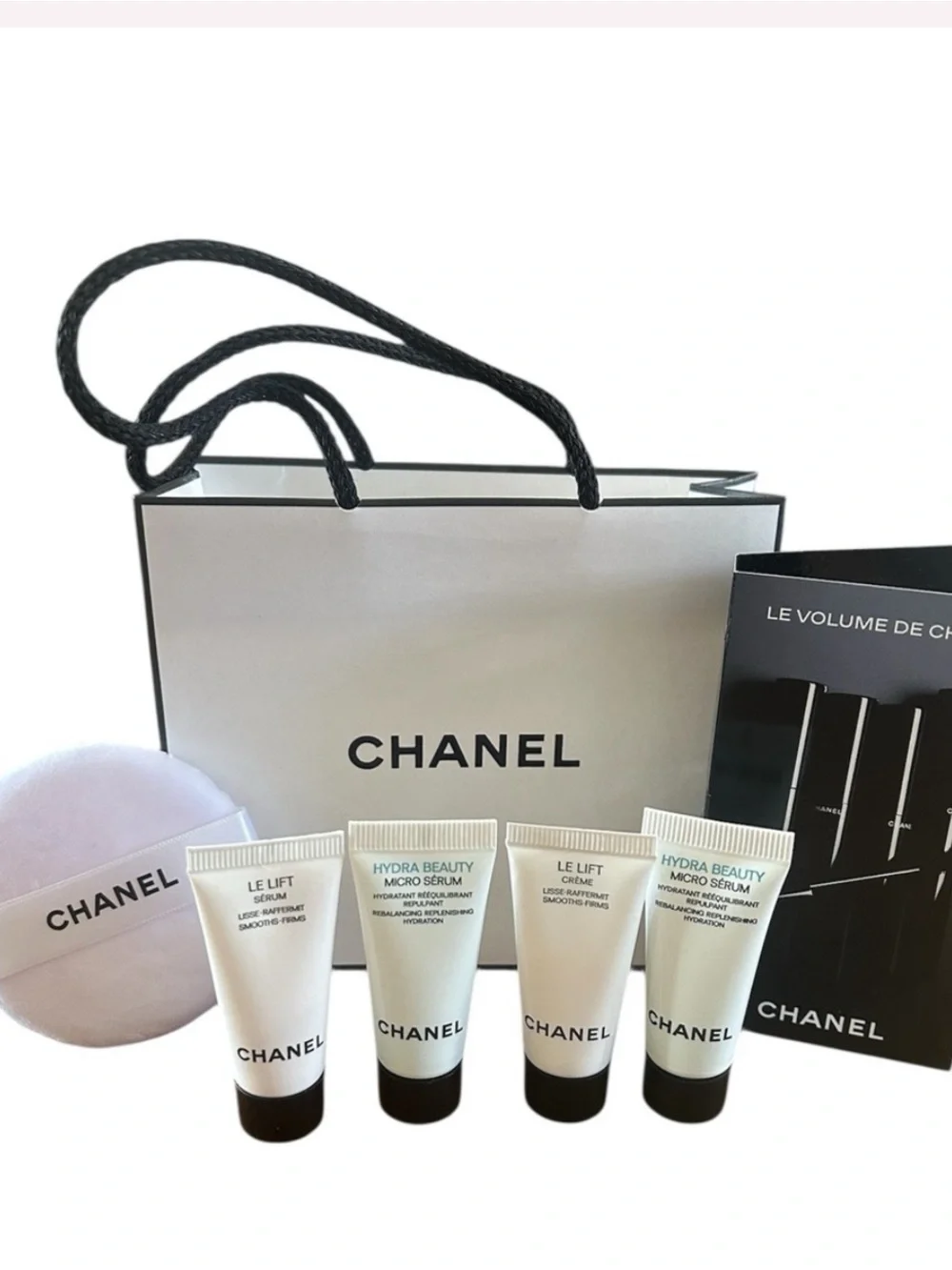 CHANEL Skincare and Mascara Travel Set - 7 pieces